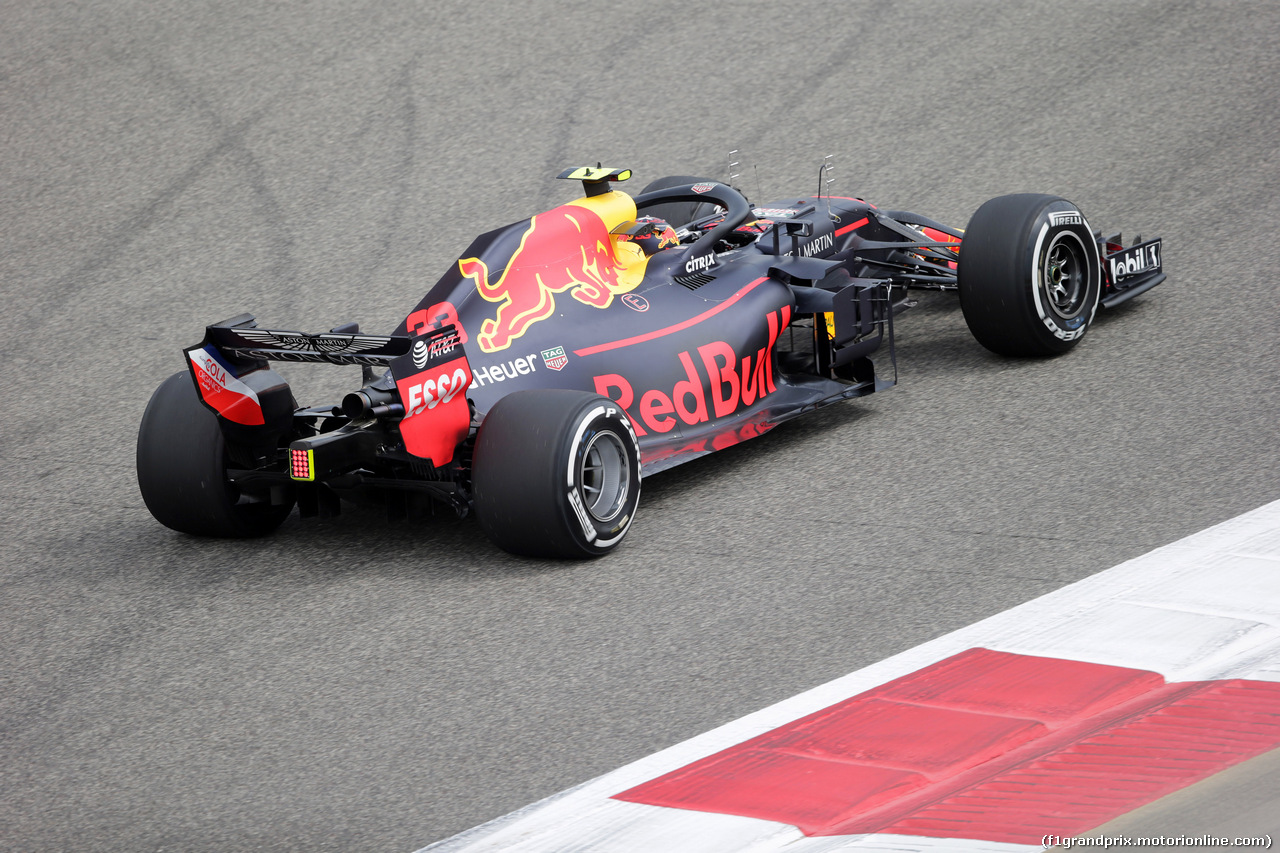 GP BAHRAIN, 06.04.2018 - Prove Libere 1, Max Verstappen (NED) Red Bull Racing RB14