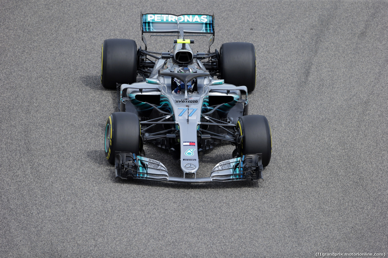 GP BAHRAIN, 06.04.2018 - Prove Libere 1, Valtteri Bottas (FIN) Mercedes AMG F1 W09
