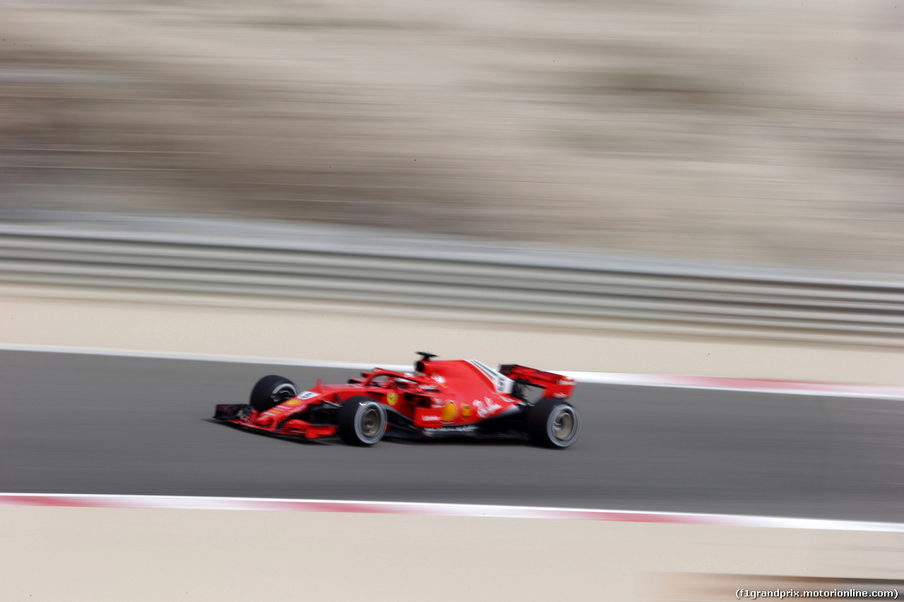 GP BAHRAIN, 06.04.2018 - Prove Libere 1, Sebastian Vettel (GER) Ferrari SF71H