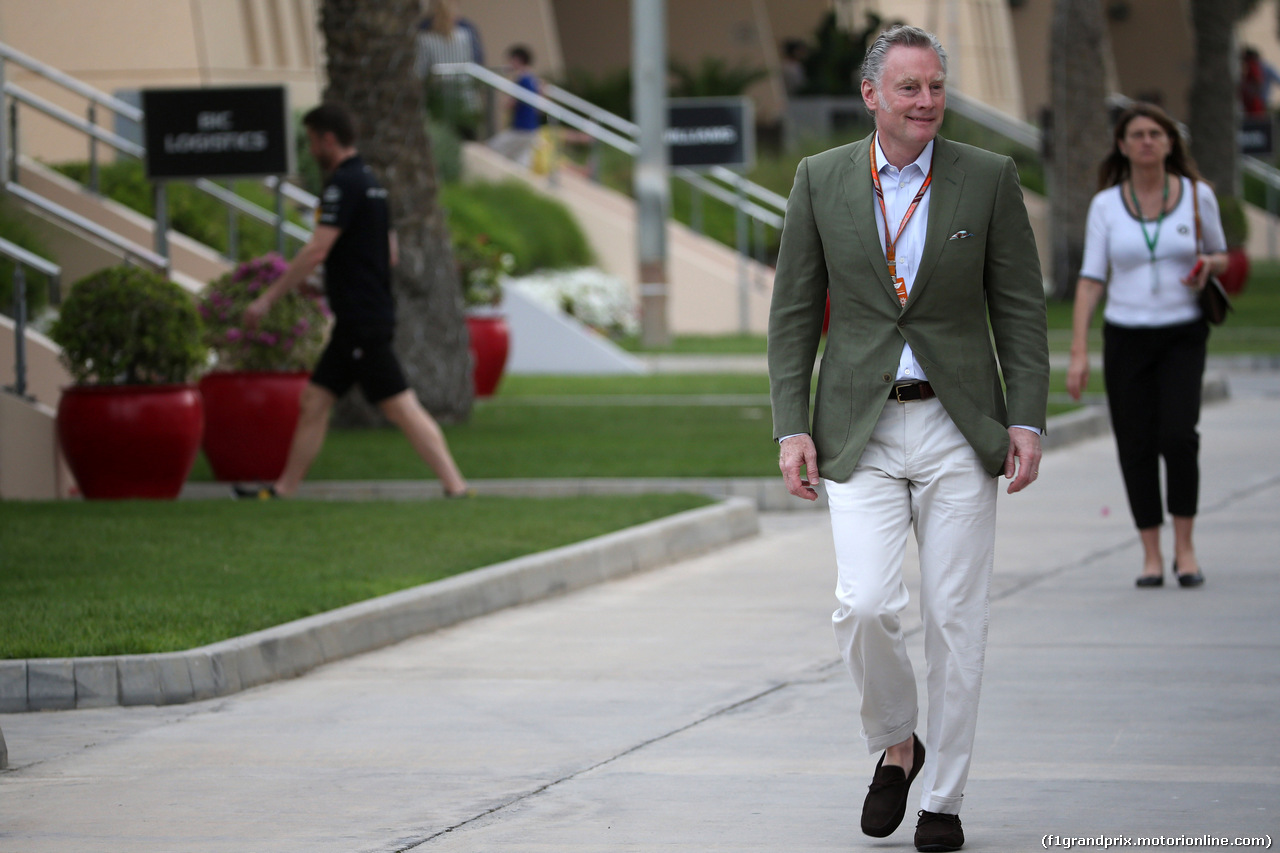 GP BAHRAIN, 06.04.2018 - Sean Bratches, Formula 1 Managing Director, Commercial Operations