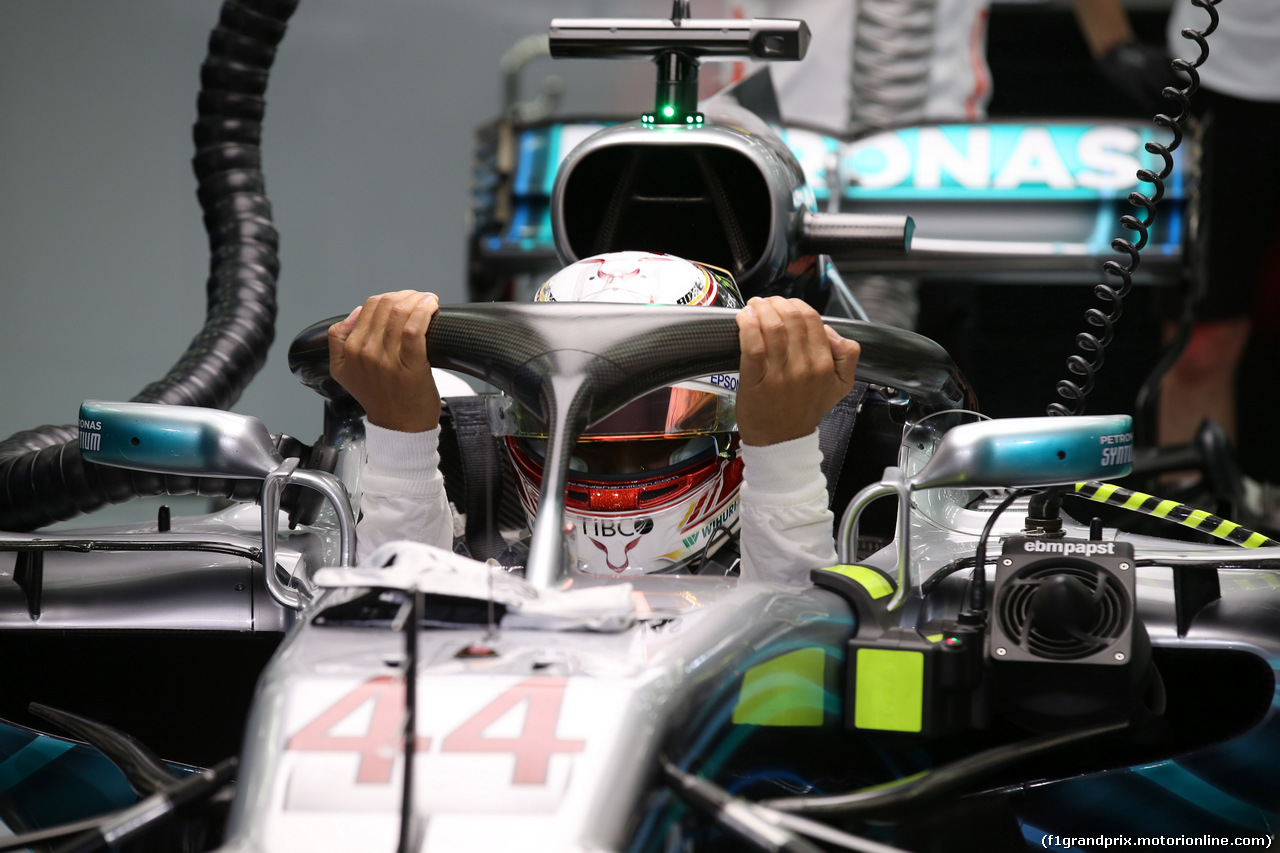 GP BAHRAIN, 06.04.2018 - Prove Libere 2, Lewis Hamilton (GBR) Mercedes AMG F1 W09