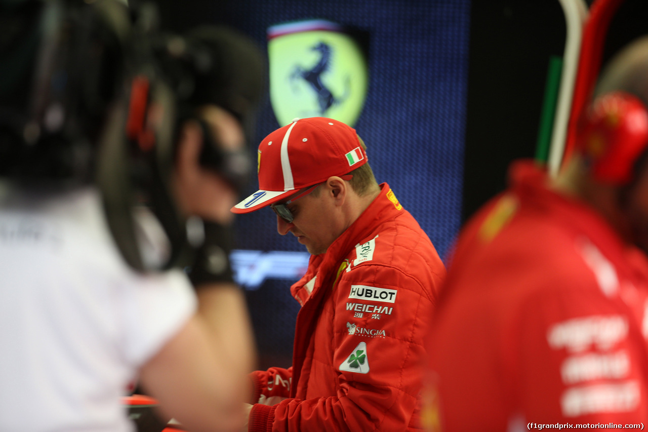 GP BAHRAIN, 06.04.2018 - Prove Libere 2, Kimi Raikkonen (FIN) Ferrari SF71H