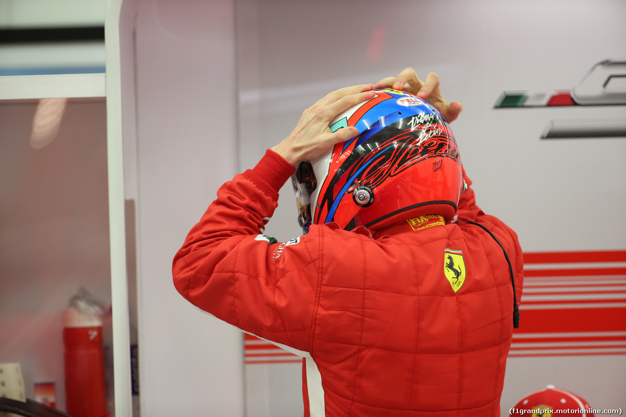 GP BAHRAIN, 06.04.2018 - Prove Libere 2, Kimi Raikkonen (FIN) Ferrari SF71H