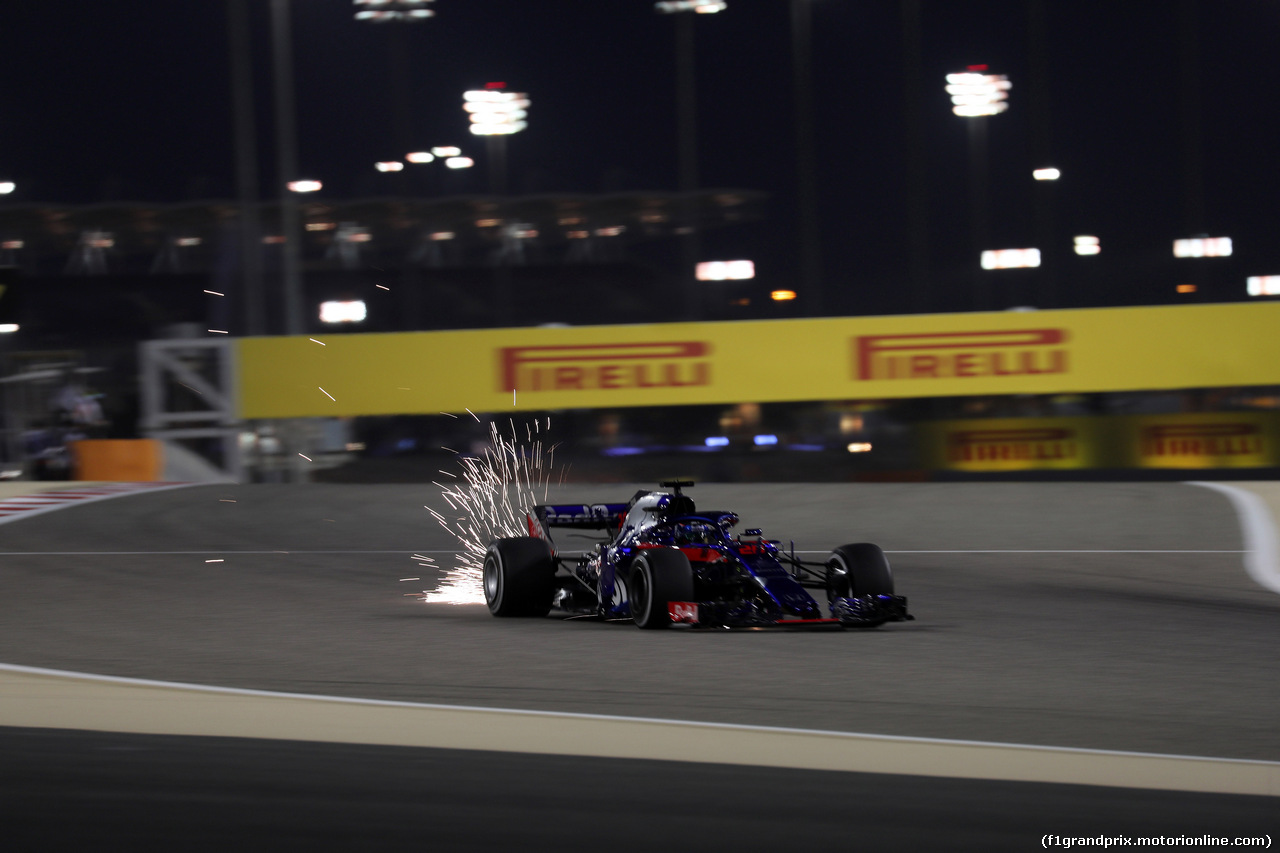 GP BAHRAIN, 06.04.2018 - Prove Libere 2, Brendon Hartley (NZL) Scuderia Toro Rosso STR13