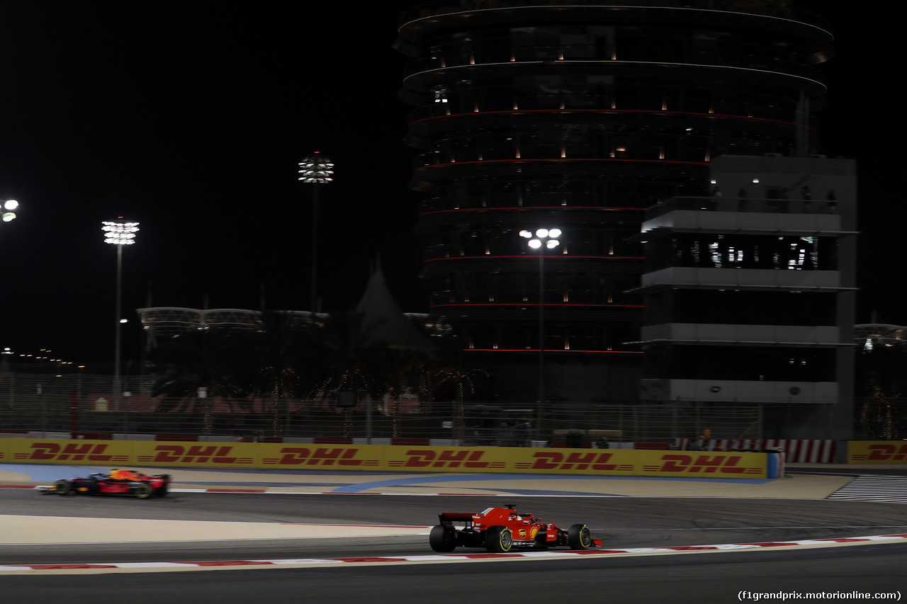 GP BAHRAIN, 06.04.2018 - Prove Libere 2, Sebastian Vettel (GER) Ferrari SF71H