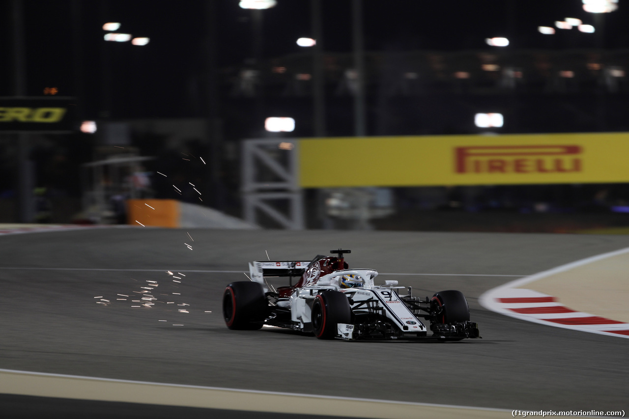 GP BAHRAIN, 06.04.2018 - Prove Libere 2, Marcus Ericsson (SUE) Sauber C37