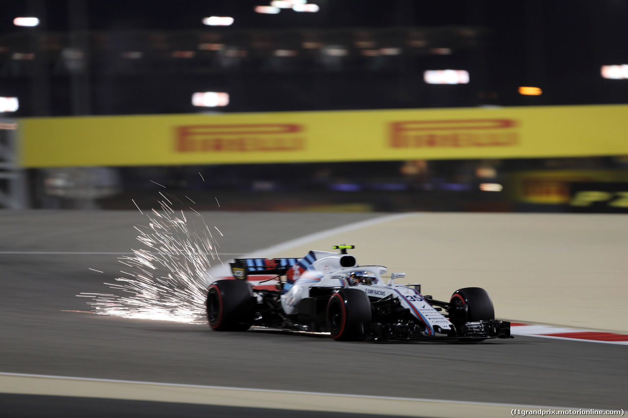 GP BAHRAIN, 06.04.2018 - Prove Libere 2, Sergey Sirotkin (RUS) Williams FW41