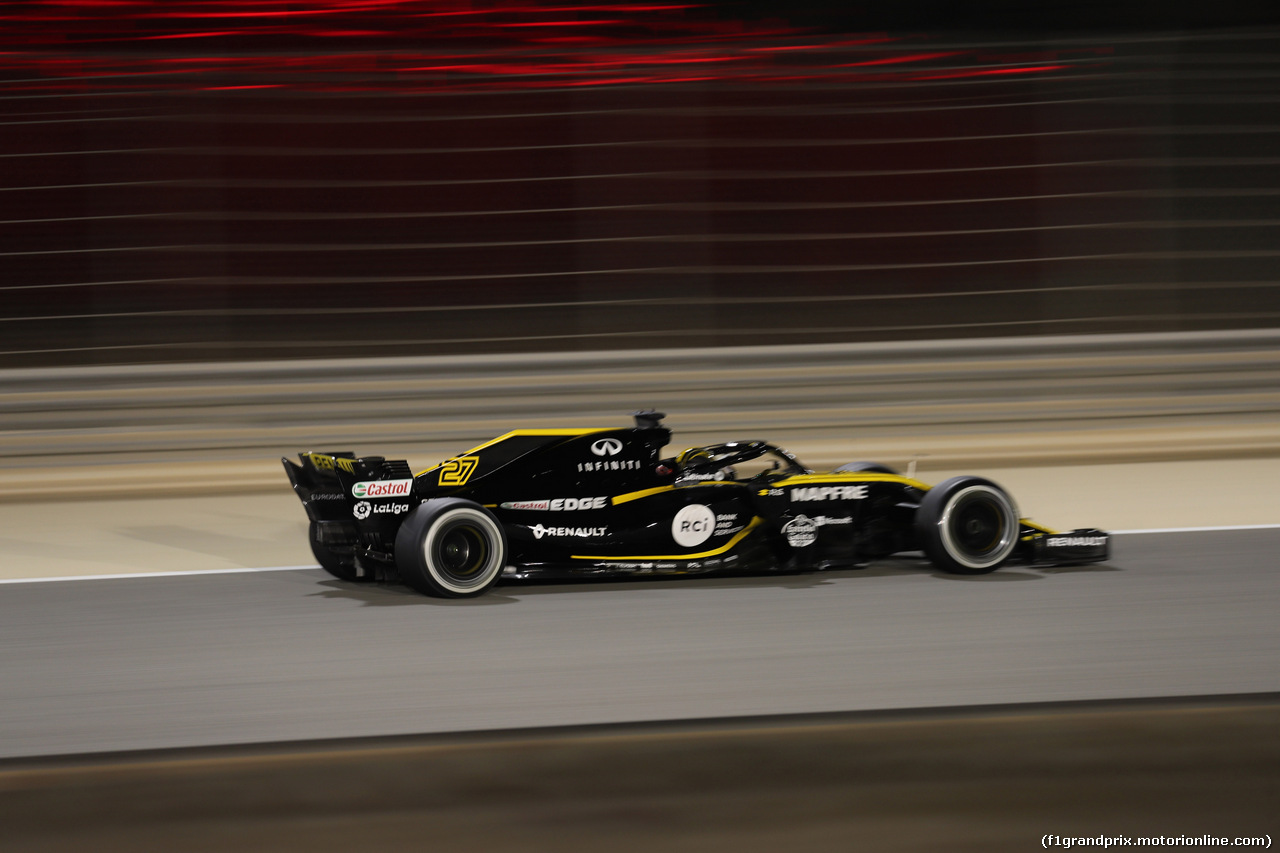 GP BAHRAIN, 06.04.2018 - Prove Libere 2, Nico Hulkenberg (GER) Renault Sport F1 Team RS18