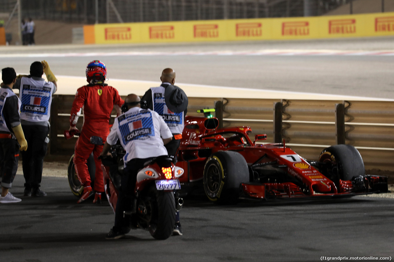 GP BAHRAIN, 06.04.2018 - Prove Libere 2, Kimi Raikkonen (FIN) Ferrari SF71H