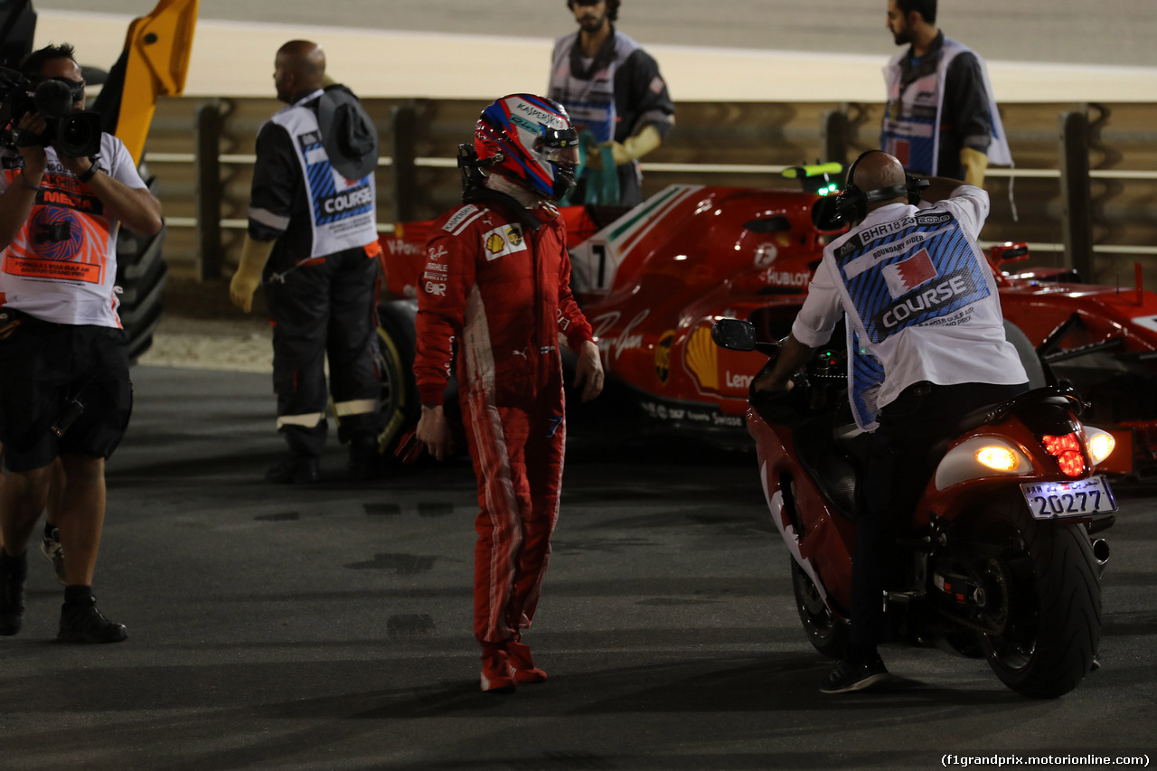 GP BAHRAIN, 06.04.2018 - Prove Libere 2, Kimi Raikkonen (FIN) Ferrari SF71H