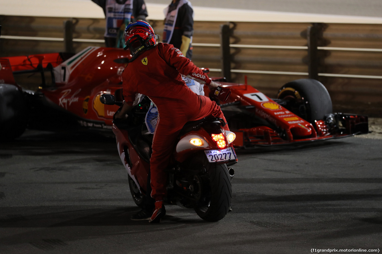 GP BAHRAIN, 06.04.2018 - Prove Libere 2, Kimi Raikkonen (FIN) Ferrari SF71H