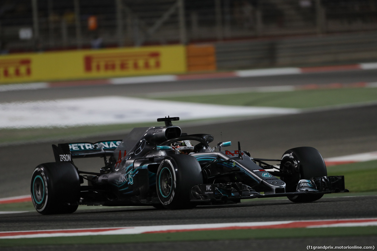 GP BAHRAIN, 06.04.2018 - Prove Libere 2, Lewis Hamilton (GBR) Mercedes AMG F1 W09