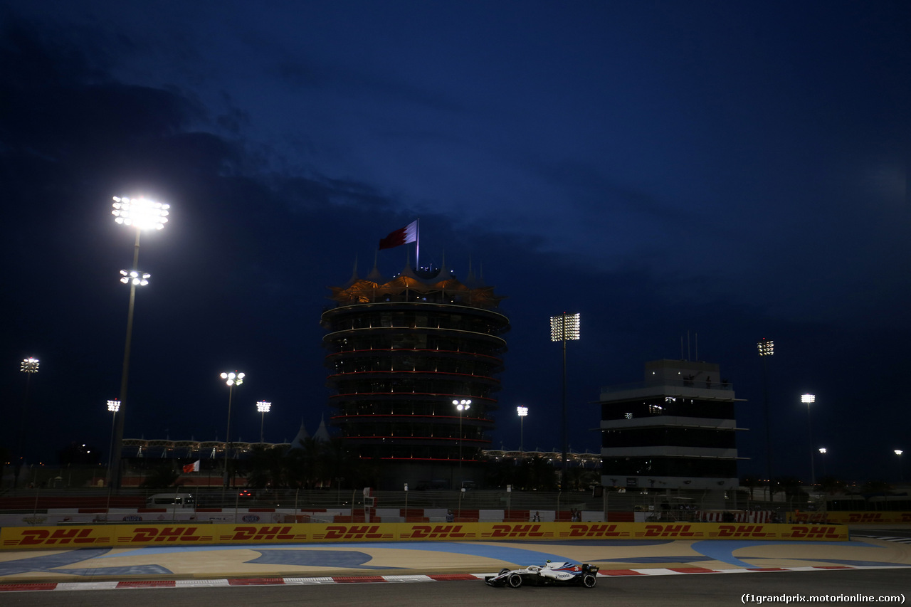 GP BAHRAIN, 06.04.2018 - Prove Libere 2, Sergey Sirotkin (RUS) Williams FW41