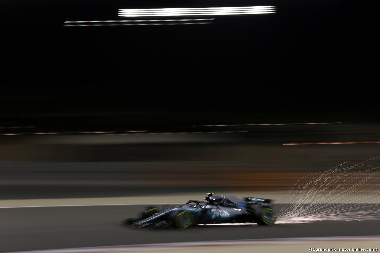 GP BAHRAIN, 06.04.2018 - Prove Libere 2, Valtteri Bottas (FIN) Mercedes AMG F1 W09