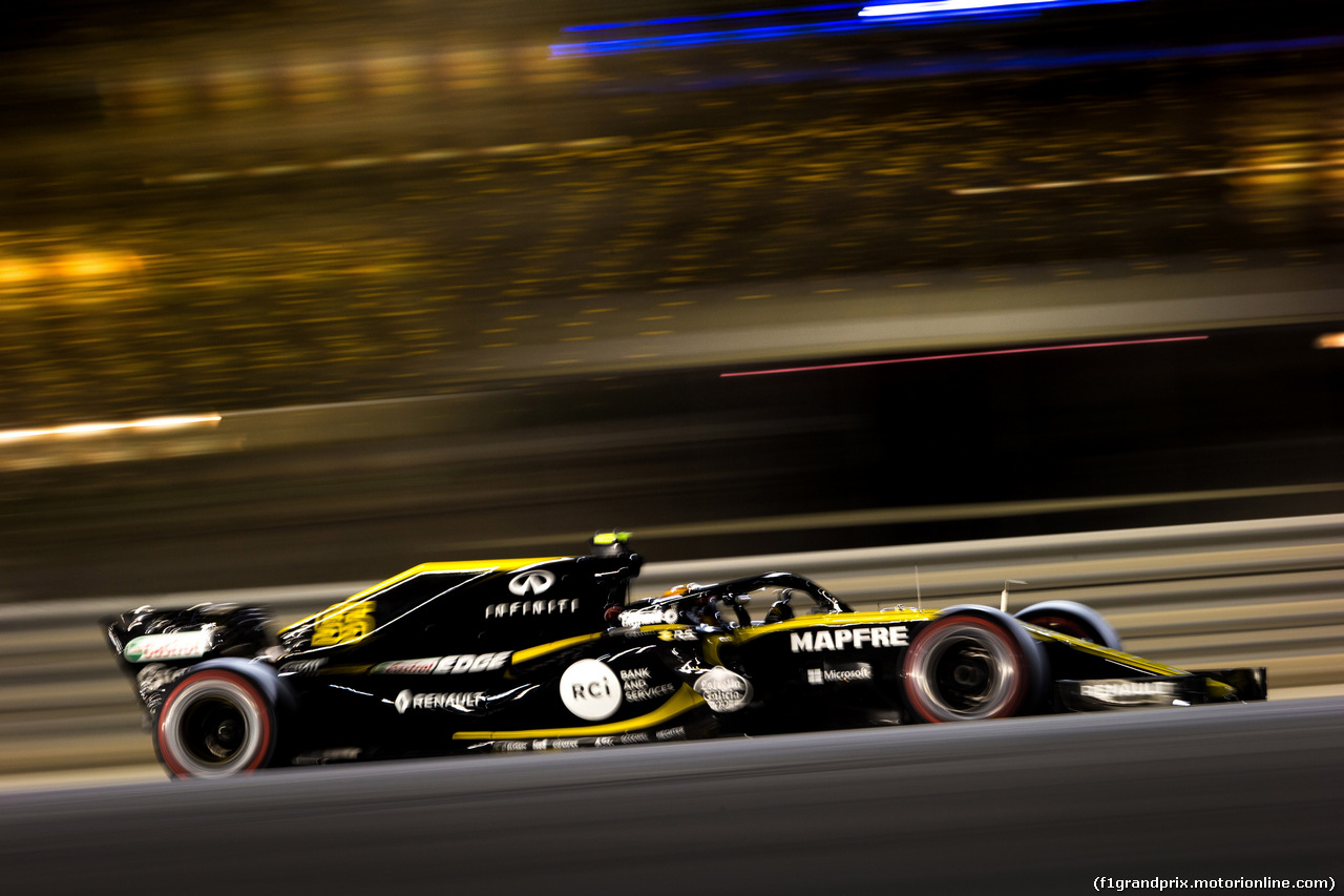 GP BAHRAIN, 06.04.2018 - Prove Libere 2, Carlos Sainz Jr (ESP) Renault Sport F1 Team RS18