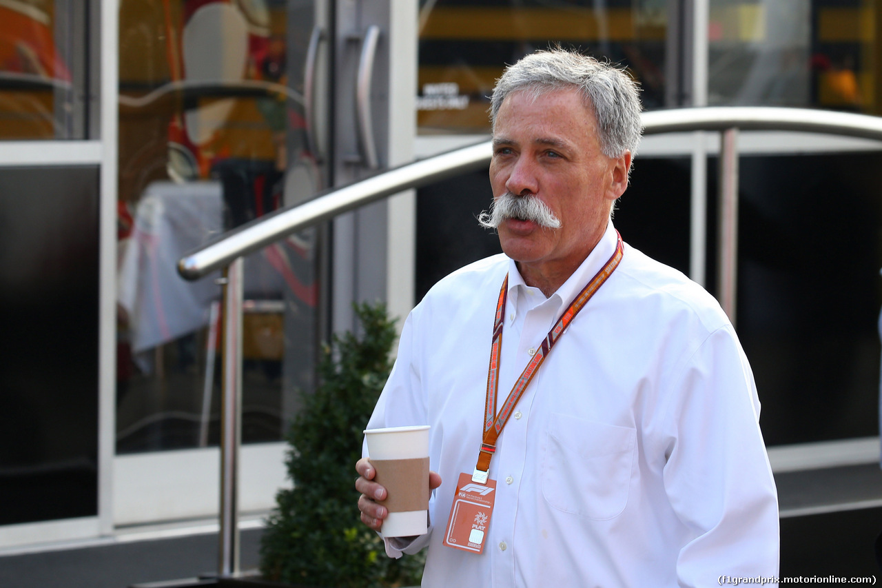 GP BELGIO, 26.08.2018 - Chase Carey (USA) Formula One Group Chairman