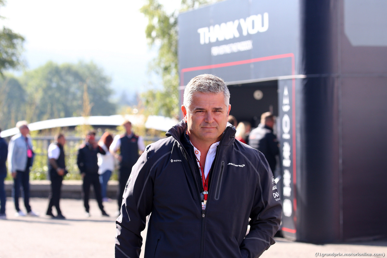 GP BELGIO, 26.08.2018 - Gil de Ferran (BRA) McLaren Sporting Director