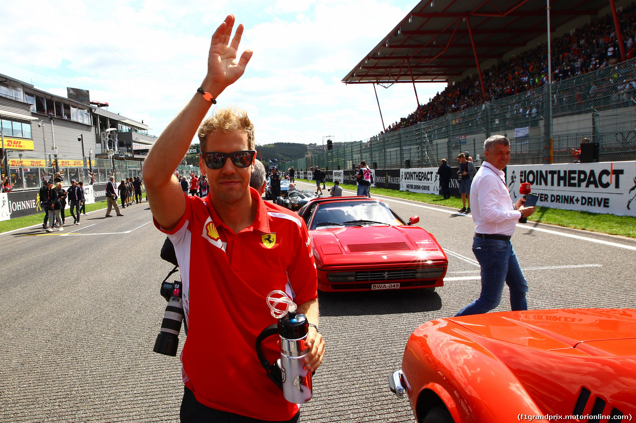 GP BELGIO, 26.08.2018 - Sebastian Vettel (GER) Ferrari SF71H