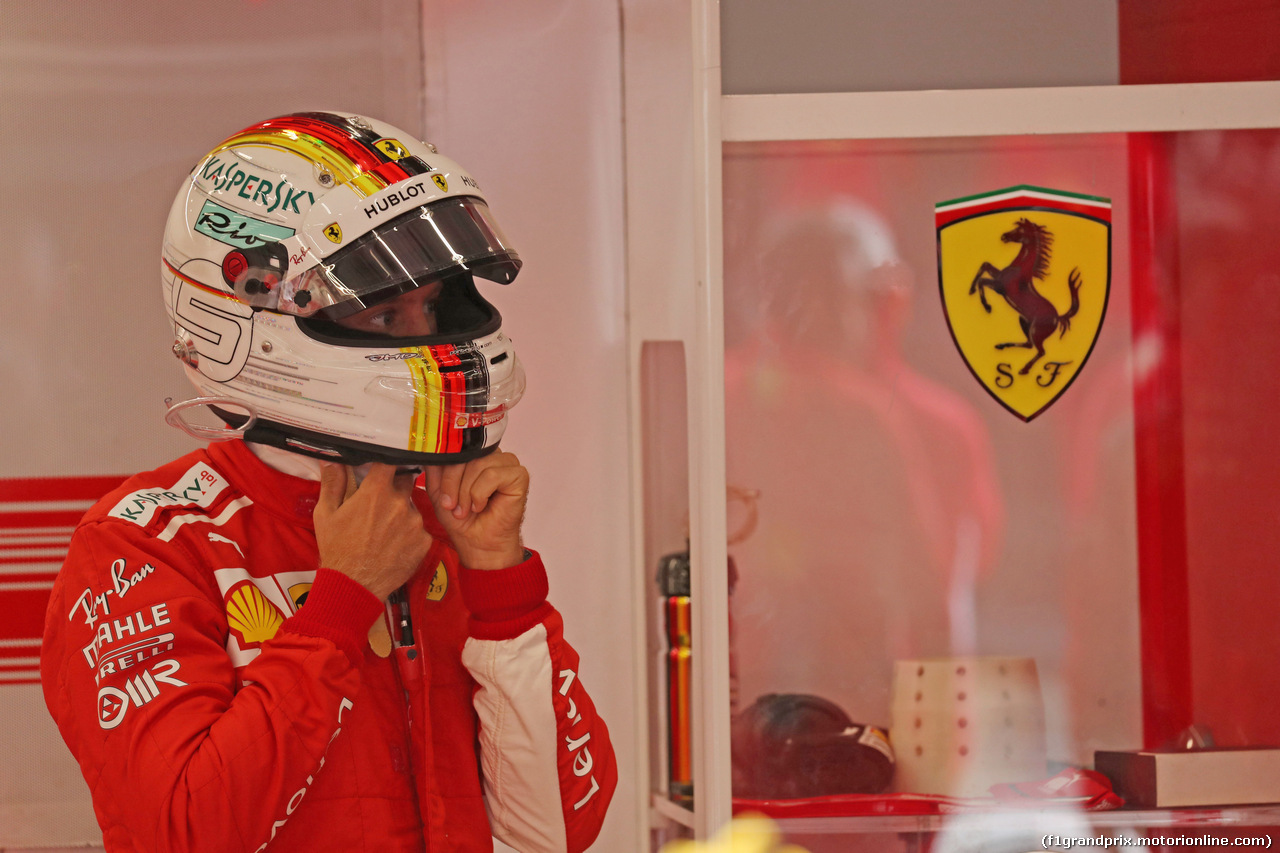 GP BELGIO, 26.08.2018 - Gara, Sebastian Vettel (GER) Ferrari SF71H