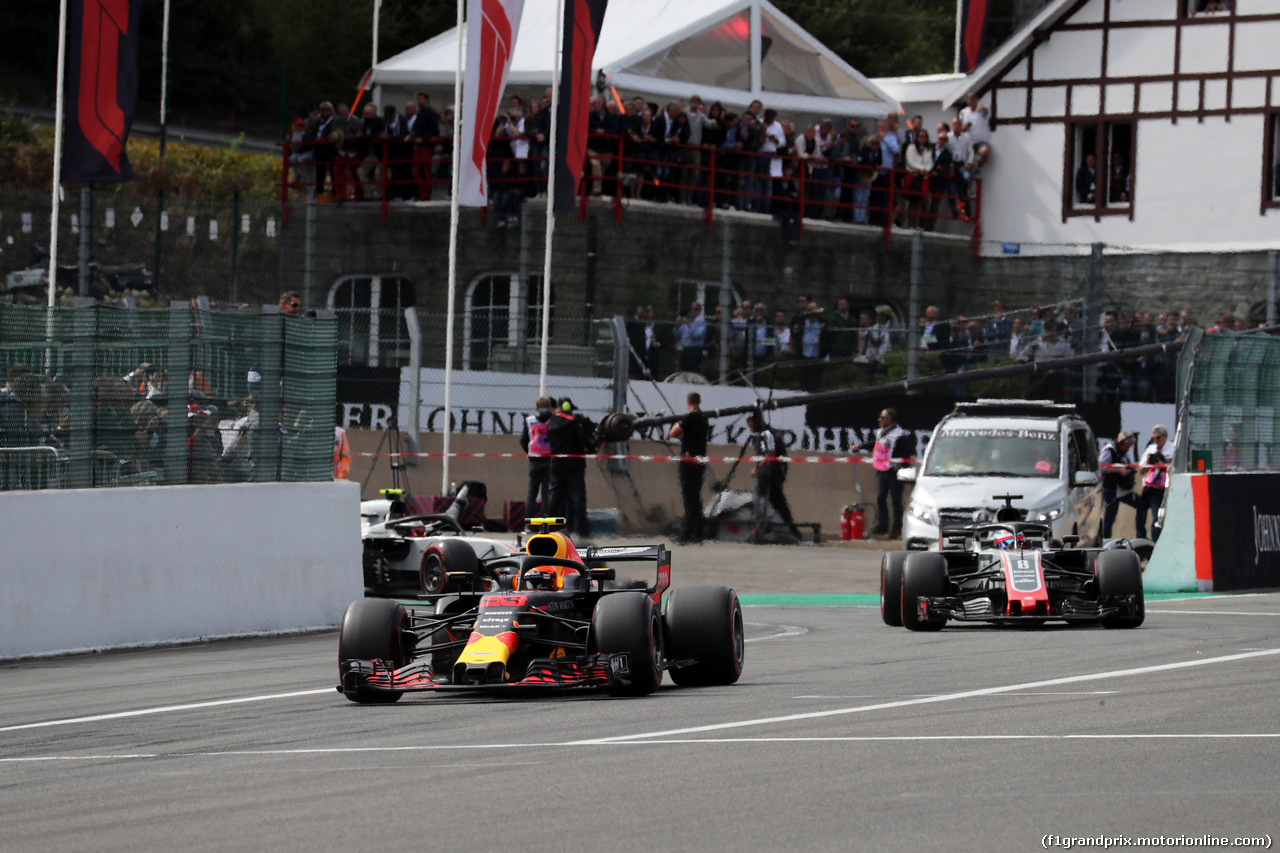 GP BELGIO, 26.08.2018 - Gara, Max Verstappen (NED) Red Bull Racing RB14