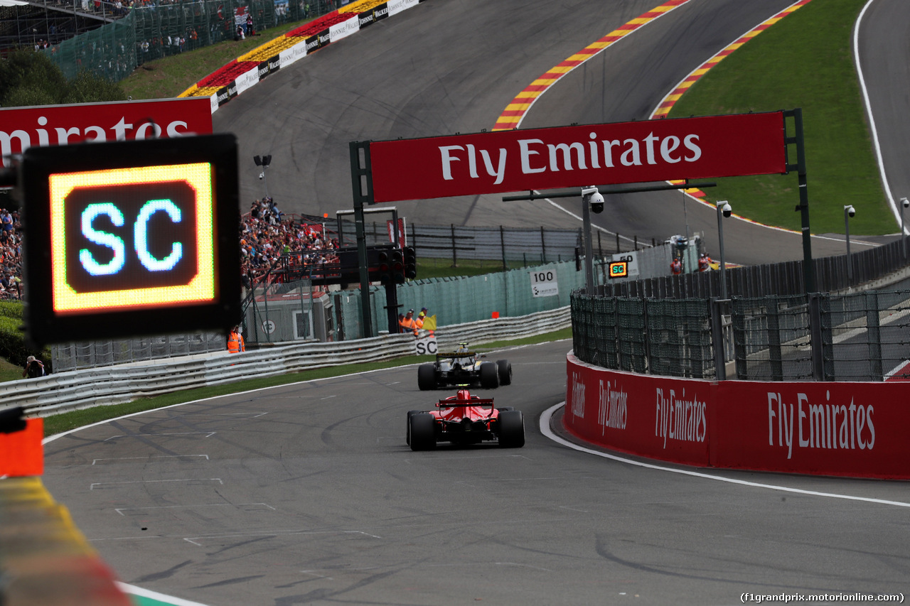 GP BELGIO, 26.08.2018 - Gara, Kimi Raikkonen (FIN) Ferrari SF71H