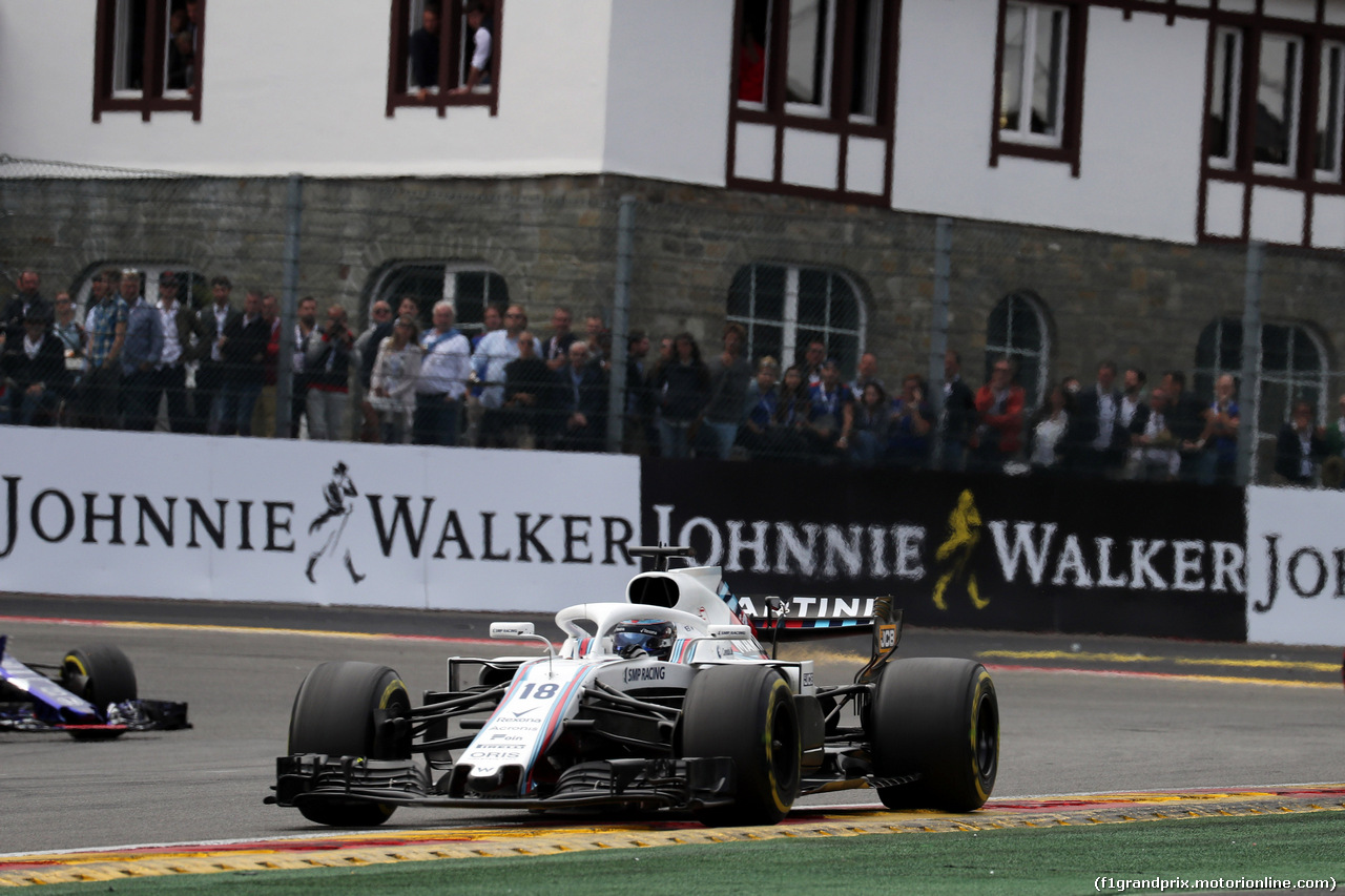 GP BELGIO, 26.08.2018 - Gara, Lance Stroll (CDN) Williams FW41