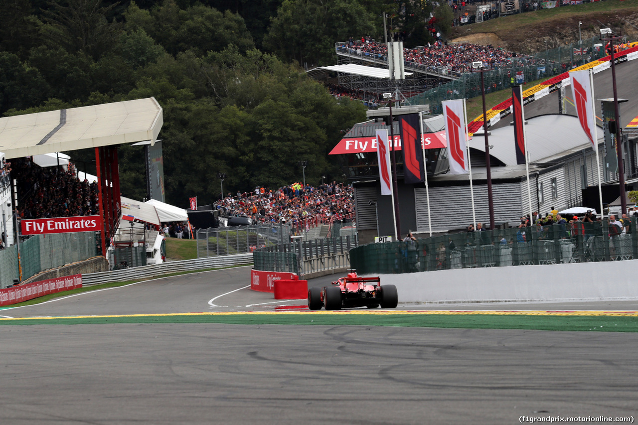 GP BELGIO, 26.08.2018 - Gara, Sebastian Vettel (GER) Ferrari SF71H