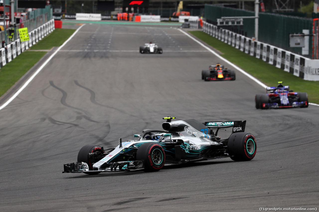 GP BELGIO, 26.08.2018 - Gara, Valtteri Bottas (FIN) Mercedes AMG F1 W09