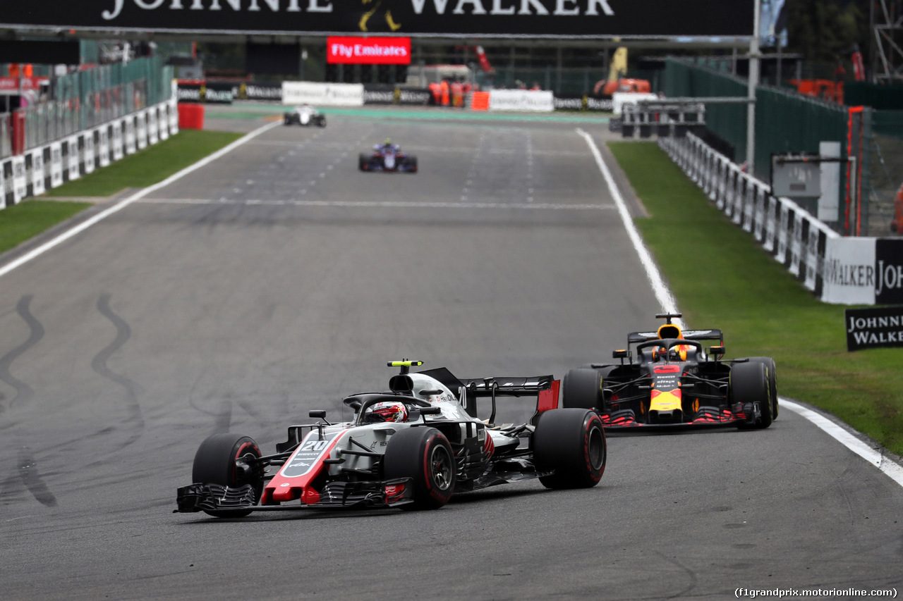 GP BELGIO, 26.08.2018 - Gara, Kevin Magnussen (DEN) Haas F1 Team VF-18