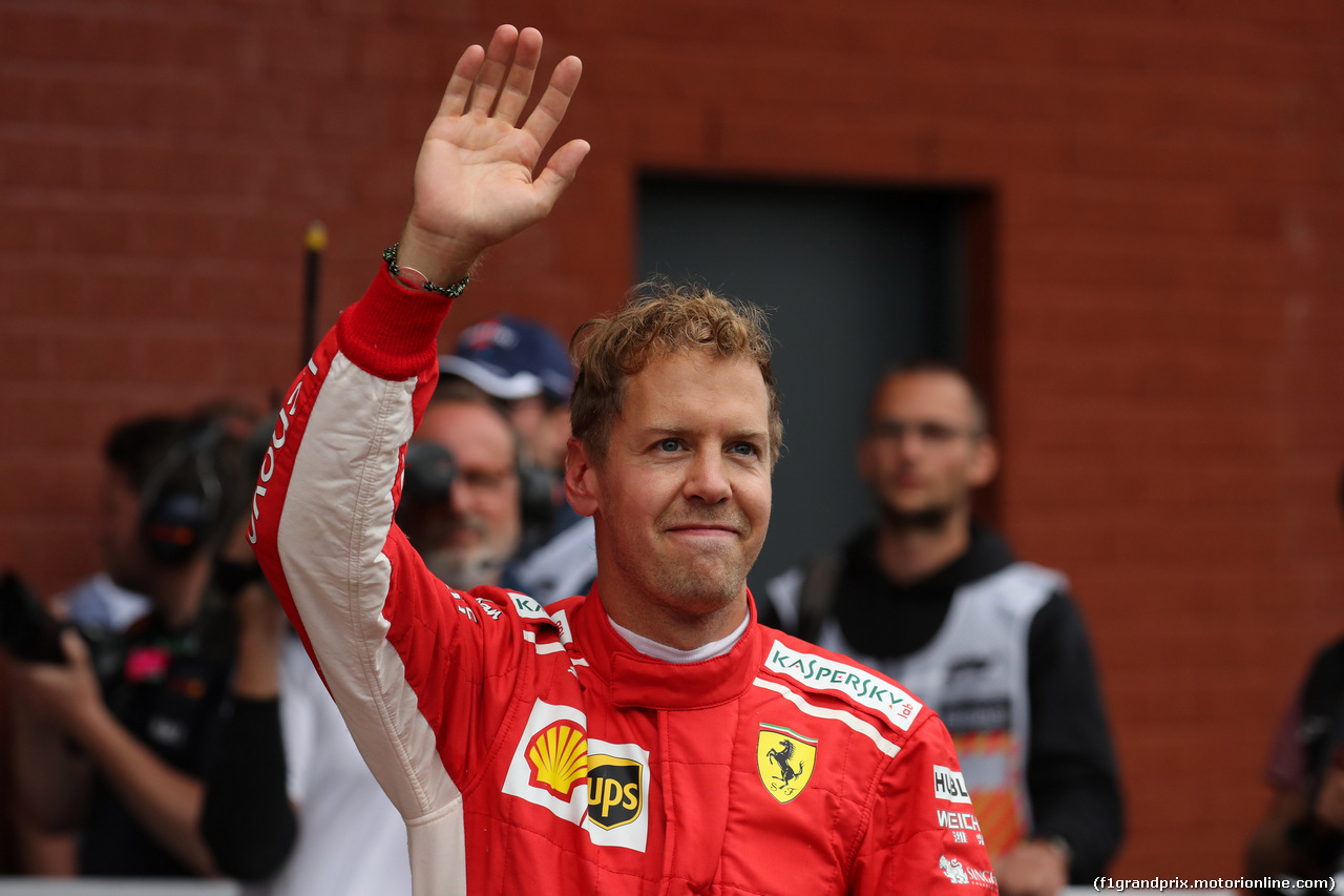 GP BELGIO, 26.08.2018 - Gara, Sebastian Vettel (GER) Ferrari SF71H vincitore