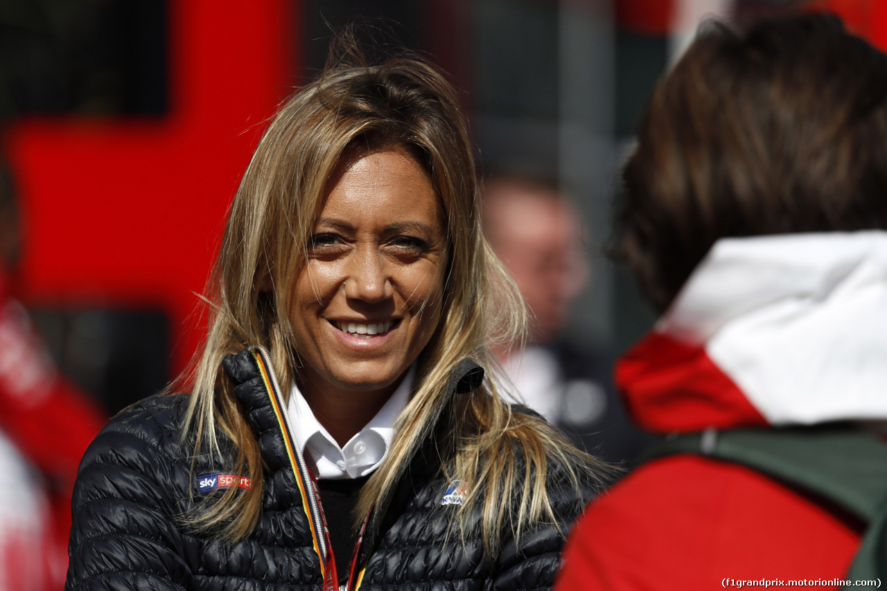 GP BELGIO, 25.08.2018 - Prove Libere 3, Mara Sangiorgio (ITA), Sky TV