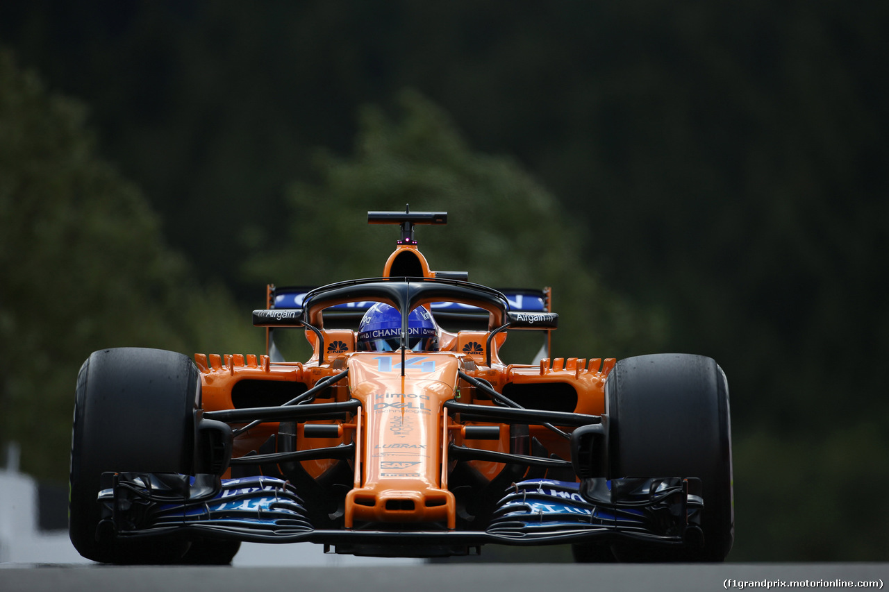 GP BELGIO, 25.08.2018 - Prove Libere 3, Fernando Alonso (ESP) McLaren MCL33