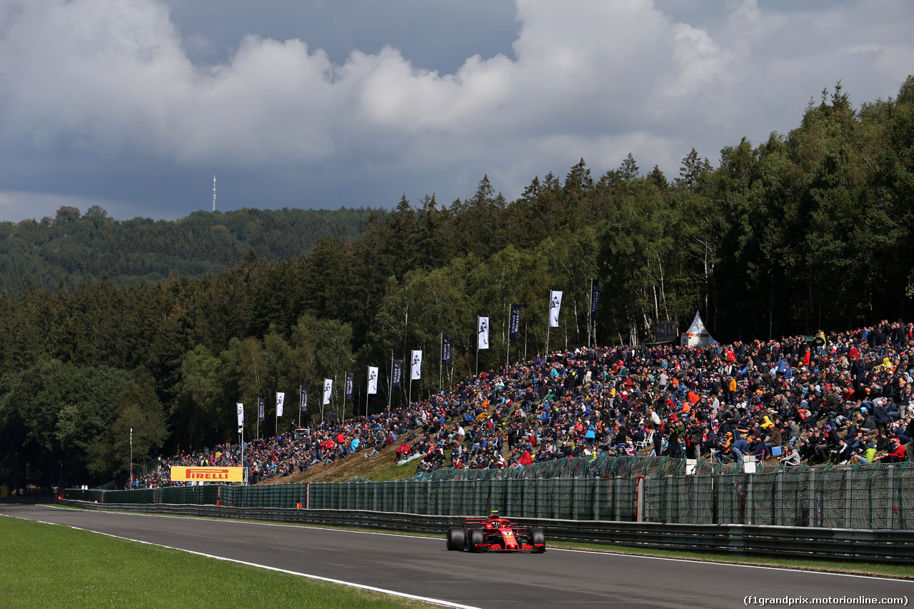 GP BELGIO, 25.08.2018 - Prove Libere 3, Kimi Raikkonen (FIN) Ferrari SF71H