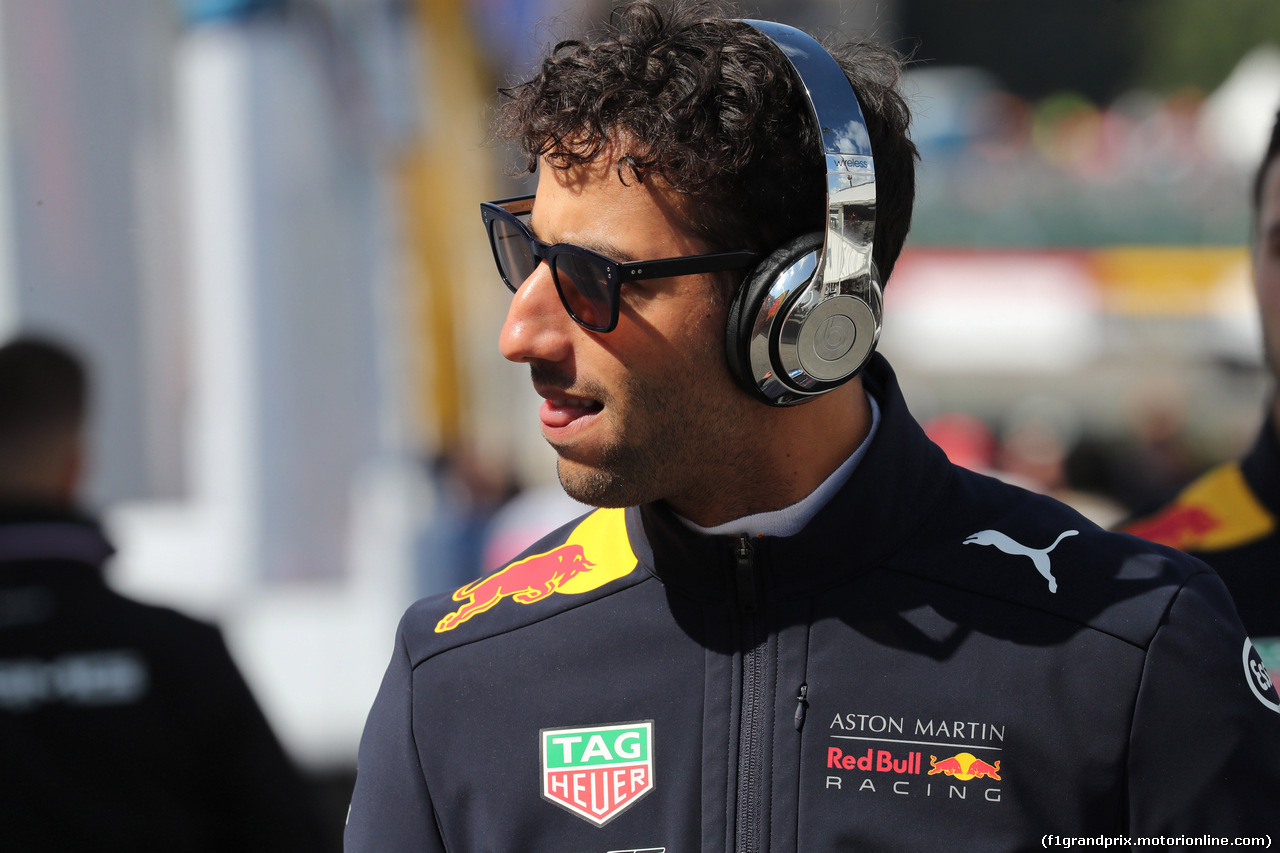 GP BELGIO, 25.08.2018 - Qualifiche, Daniel Ricciardo (AUS) Red Bull Racing RB14