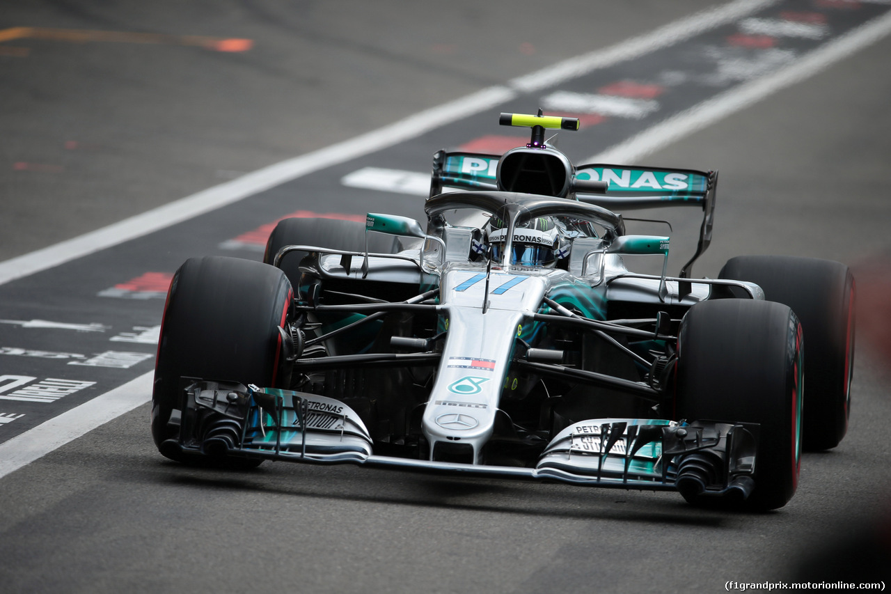 GP BELGIO, 25.08.2018 - Qualifiche, Valtteri Bottas (FIN) Mercedes AMG F1 W09