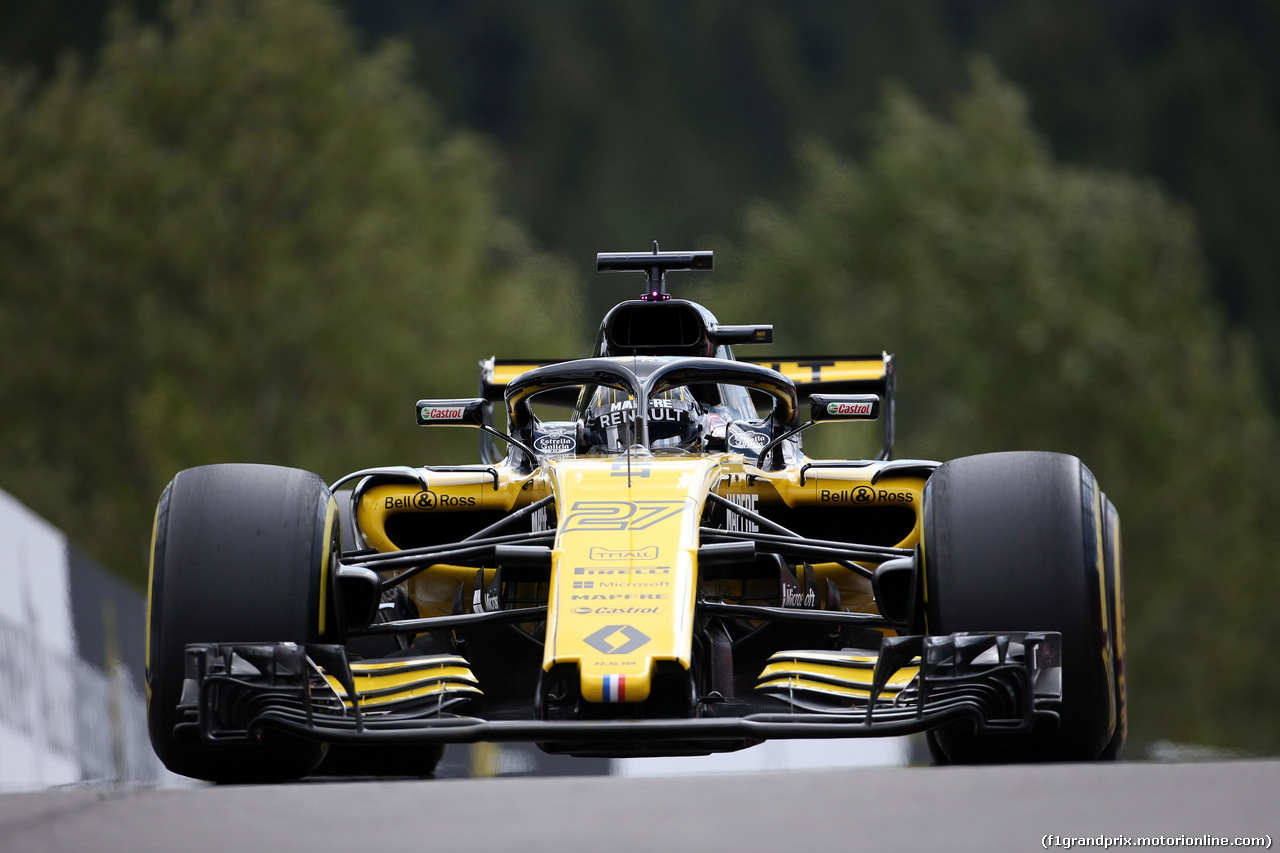 GP BELGIO, 25.08.2018 - Prove Libere 3, Nico Hulkenberg (GER) Renault Sport F1 Team RS18
