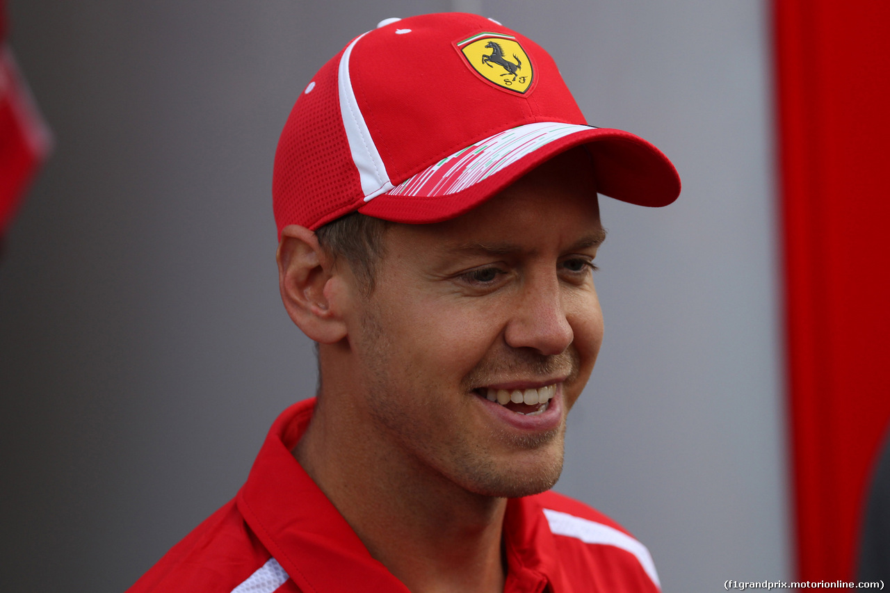 GP BELGIO, 25.08.2018 - Qualifiche, Sebastian Vettel (GER) Ferrari SF71H