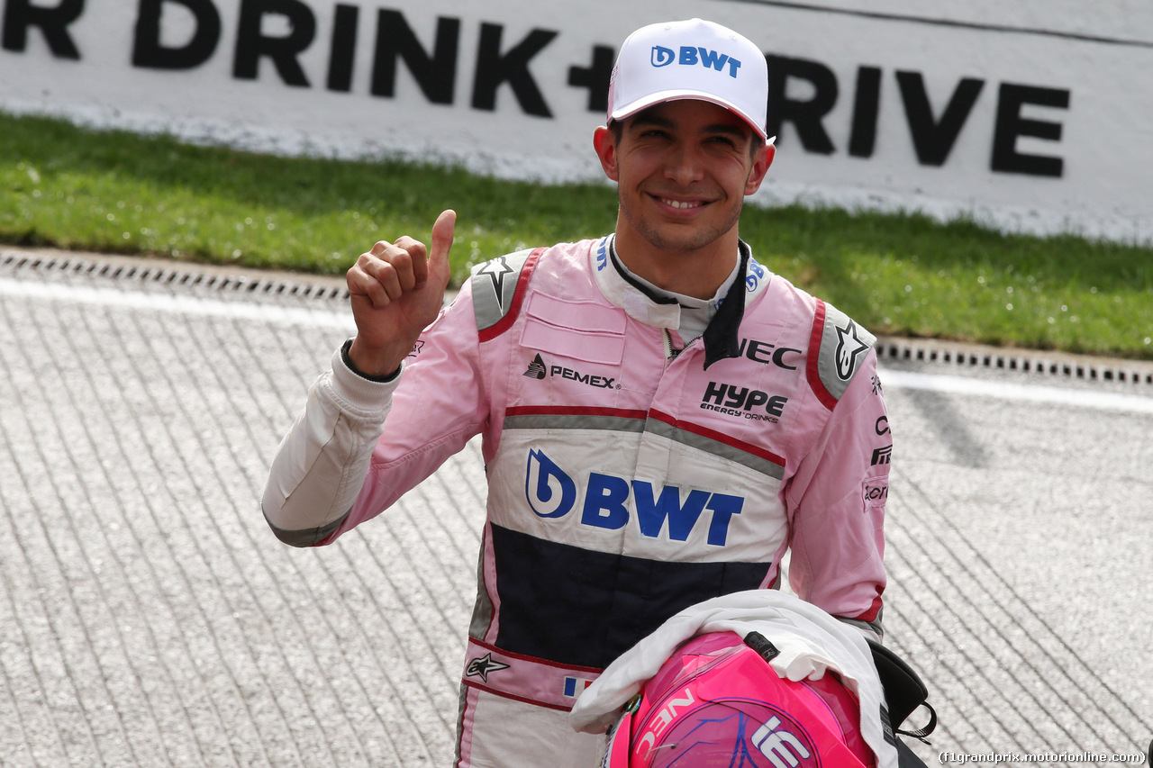 GP BELGIO, 25.08.2018 - Qualifiche, 3rd place Esteban Ocon (FRA) Racing Point Force India F1 VJM11