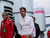GP BELGIO, 25.08.2018 - Free Practice 3, Britta Roeske (AUT) Ferrari Press Officer e Sebastian Vettel (GER) Ferrari SF71H