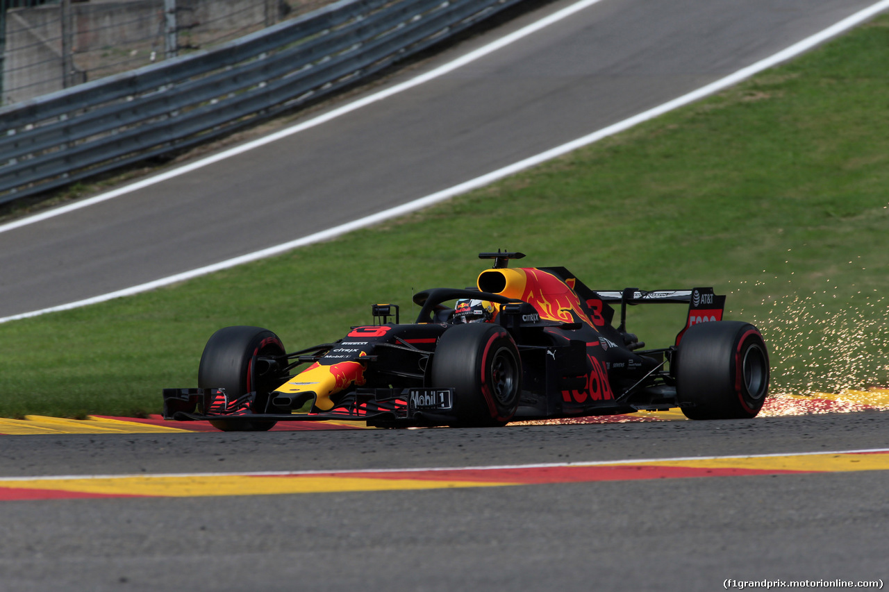 GP BELGIO, 24.08.2018 - Prove Libere 1, Daniel Ricciardo (AUS) Red Bull Racing RB14