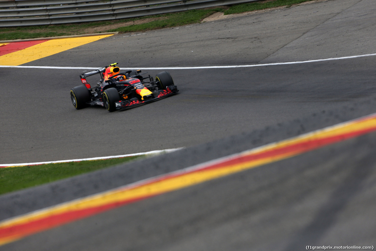 GP BELGIO, 24.08.2018 - Prove Libere 2, Max Verstappen (NED) Red Bull Racing RB14