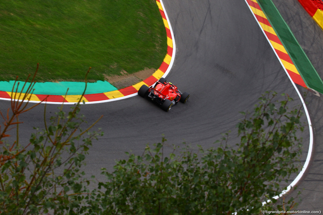 GP BELGIO, 24.08.2018 - Prove Libere 2, Kimi Raikkonen (FIN) Ferrari SF71H