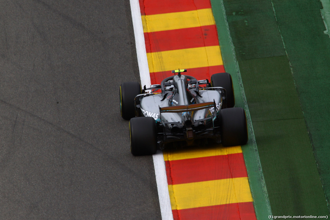 GP BELGIO, 24.08.2018 - Prove Libere 2, Valtteri Bottas (FIN) Mercedes AMG F1 W09