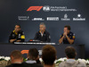 GP BELGIO, 24.08.2018 - Conferenza Stampa, Cyril Abiteboul (FRA) Renault Sport F1 Managing Director, Gil de Ferran (BRA) McLaren Sporting Director e Christian Horner (GBR), Red Bull Racing, Sporting Director