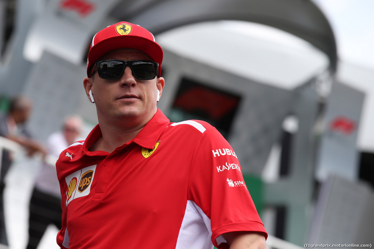 GP BRASILE, 11.11.2018 - Kimi Raikkonen (FIN) Ferrari SF71H