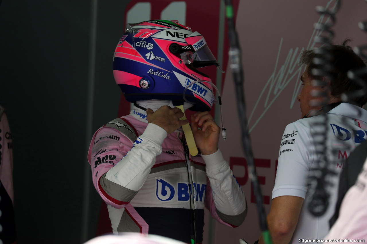 GP BRASILE, 11.11.2018 - Gara, Sergio Perez (MEX) Racing Point Force India F1 VJM11