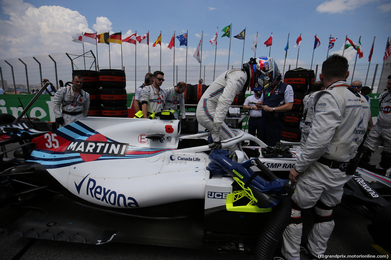 GP BRASILE, 11.11.2018 - Gara, Sergey Sirotkin (RUS) Williams FW41