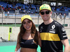 GP BRASILE, 11.11.2018 - Anitta (BRA), singer e Nico Hulkenberg (GER) Renault Sport F1 Team RS18