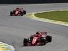 GP BRASILE, 11.11.2018 - Gara, Kimi Raikkonen (FIN) Ferrari SF71H davanti a Sebastian Vettel (GER) Ferrari SF71H