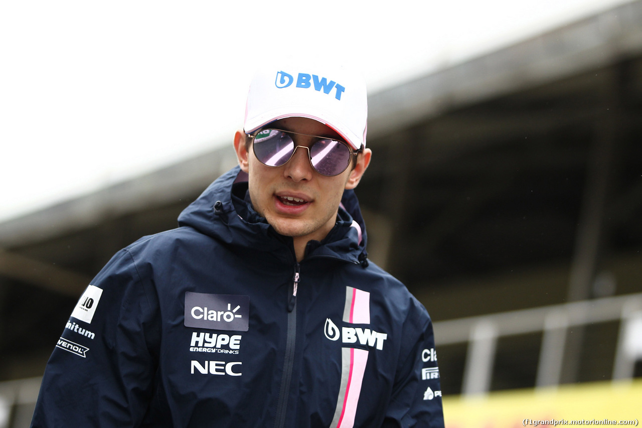 GP BRASILE, 08.11.2018 - Esteban Ocon (FRA) Racing Point Force India F1 VJM11